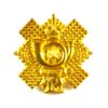 Highland Light Infantry (HLI) Officer's Gilt Collar Badge (1902-c.1904 Pattern) - Original