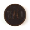 United States Western Union Bronze Button (Pre-1930 Pattern) - 29mm