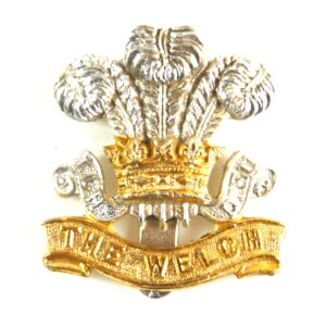 Welch Regiment Anodised Cap Badge (c. 1951-1969 Pattern) - Original