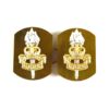 Royal Army Educational Corps (RAEC) Anodised Collar Badges (1953-1992 Pattern) - Pair