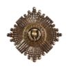 Scots Guards Warrant Officers' Silver and Enamel Cap Badge - Original
