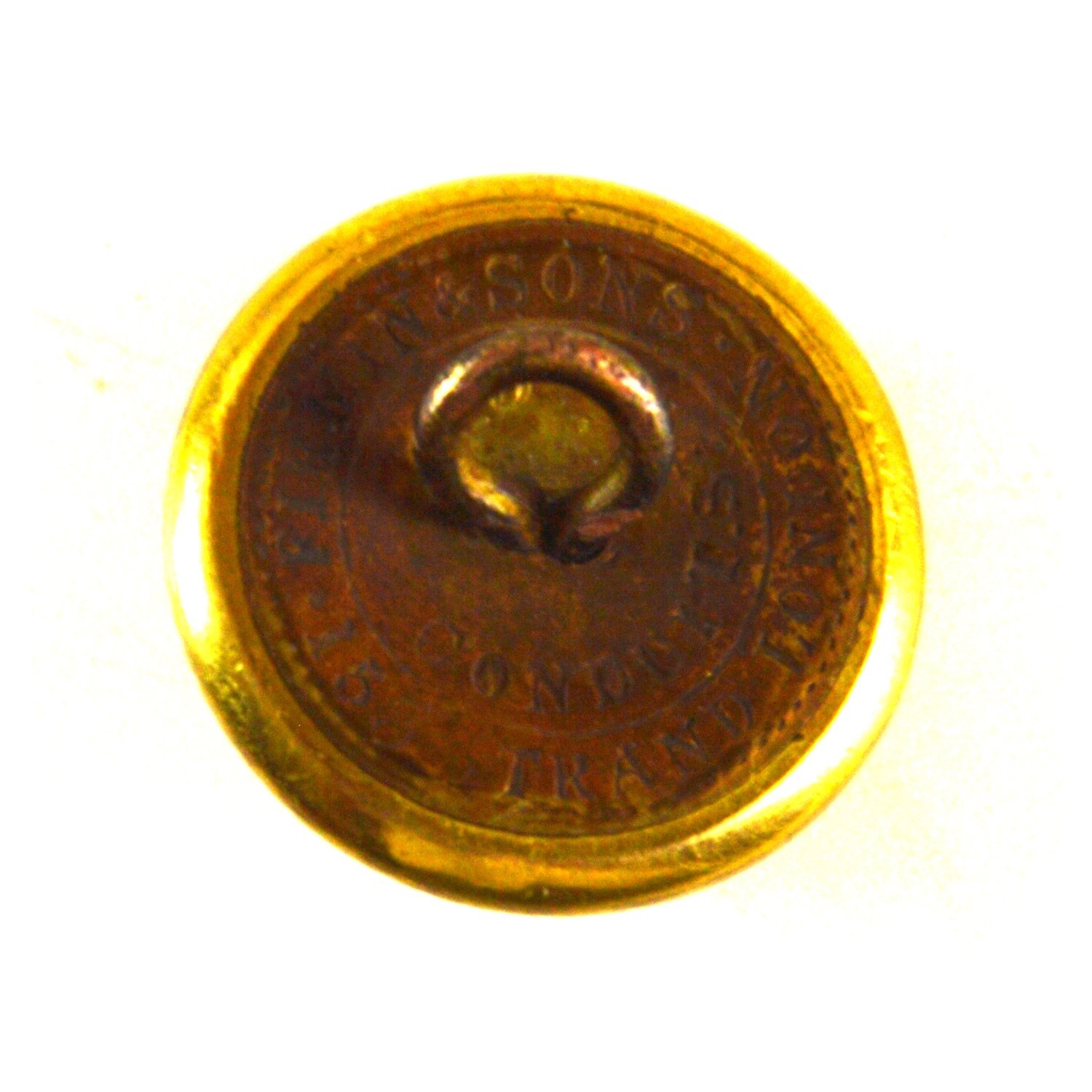 Royal Navy Officer's Gilt Button (1843-1891 Pattern) - 22mm - Image 2