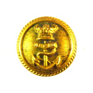 Royal Navy Officer's Gilt Button (1843-1891 Pattern) - 18mm