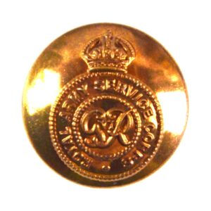 Royal Army Service Corps (RASC) Officers' Gilt Button (GRVI Cypher - 1937-1953 Pattern) - 19mm