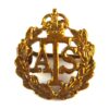 Auxiliary Territorial Service (ATS) Brass Lapel Brooch Badge - J. R. Gaunt, London