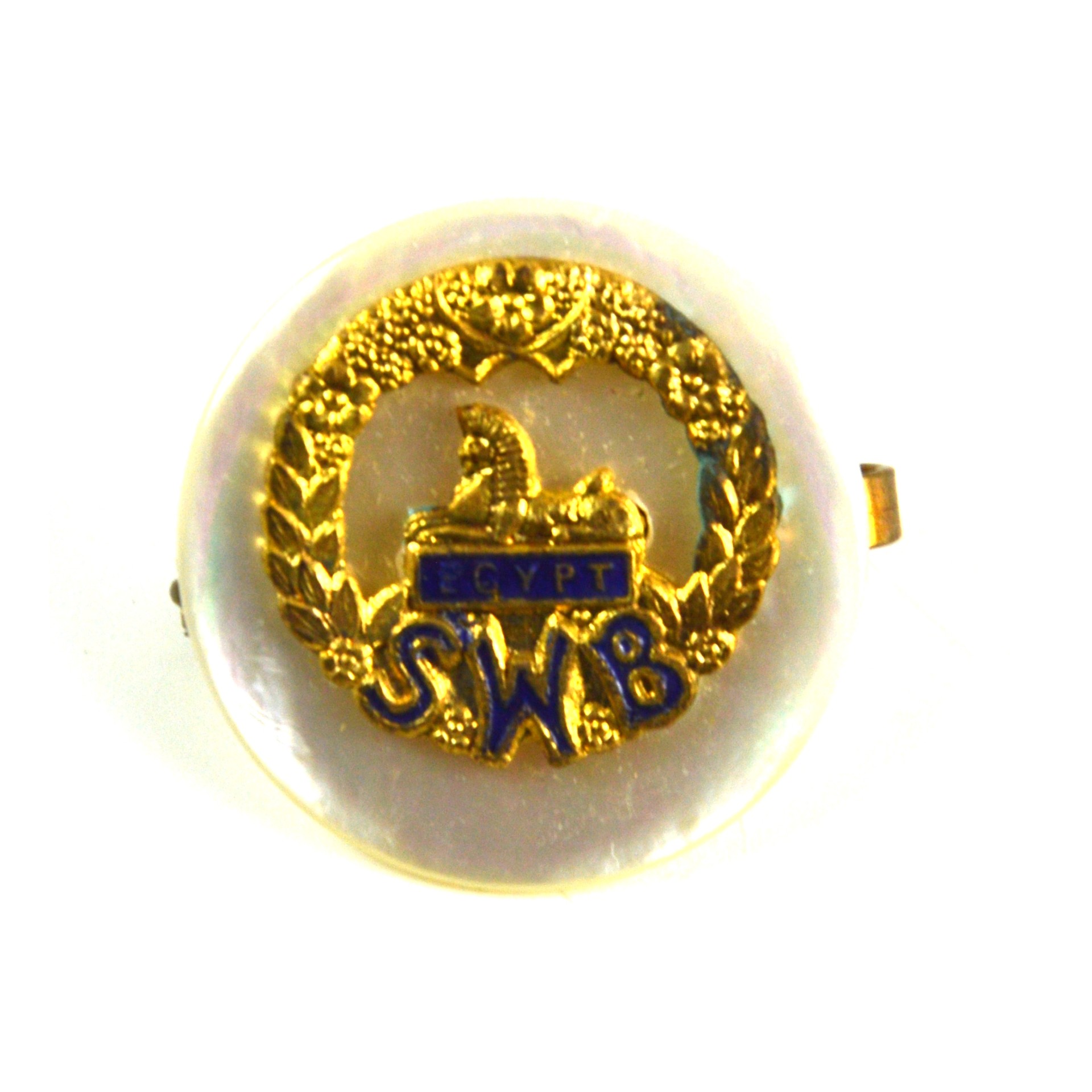 South Wales Borderers Mother-of-Pearl Sweetheart Brooch