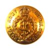 Royal Army Medical Corps (RAMC) Officer Button (King's Crown - 1902-c.1953 Pattern) - 26mm