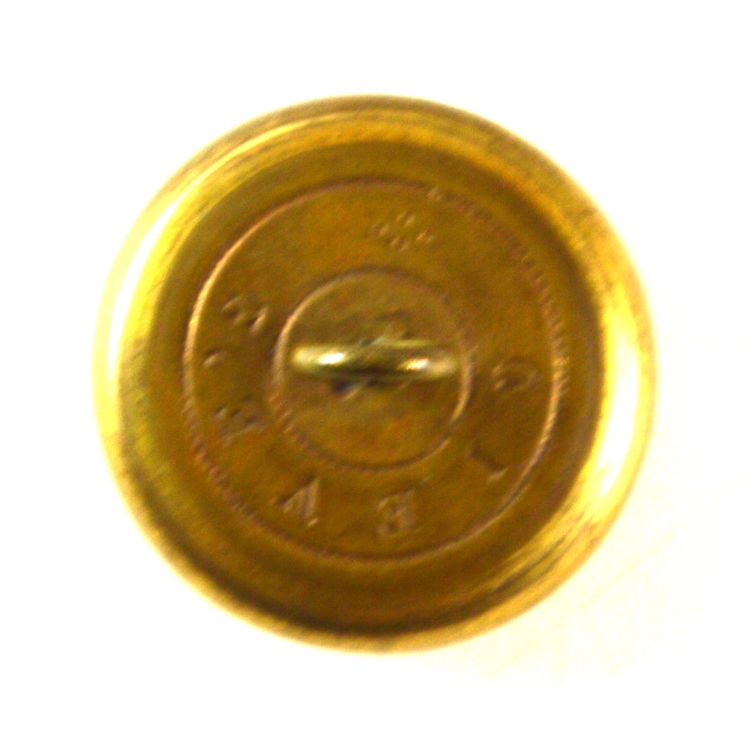 Royal Naval Volunteer Reserve (RNVR) Officer Button (King's Crown - 1903-1953 Pattern) - 23.5mm - Image 2