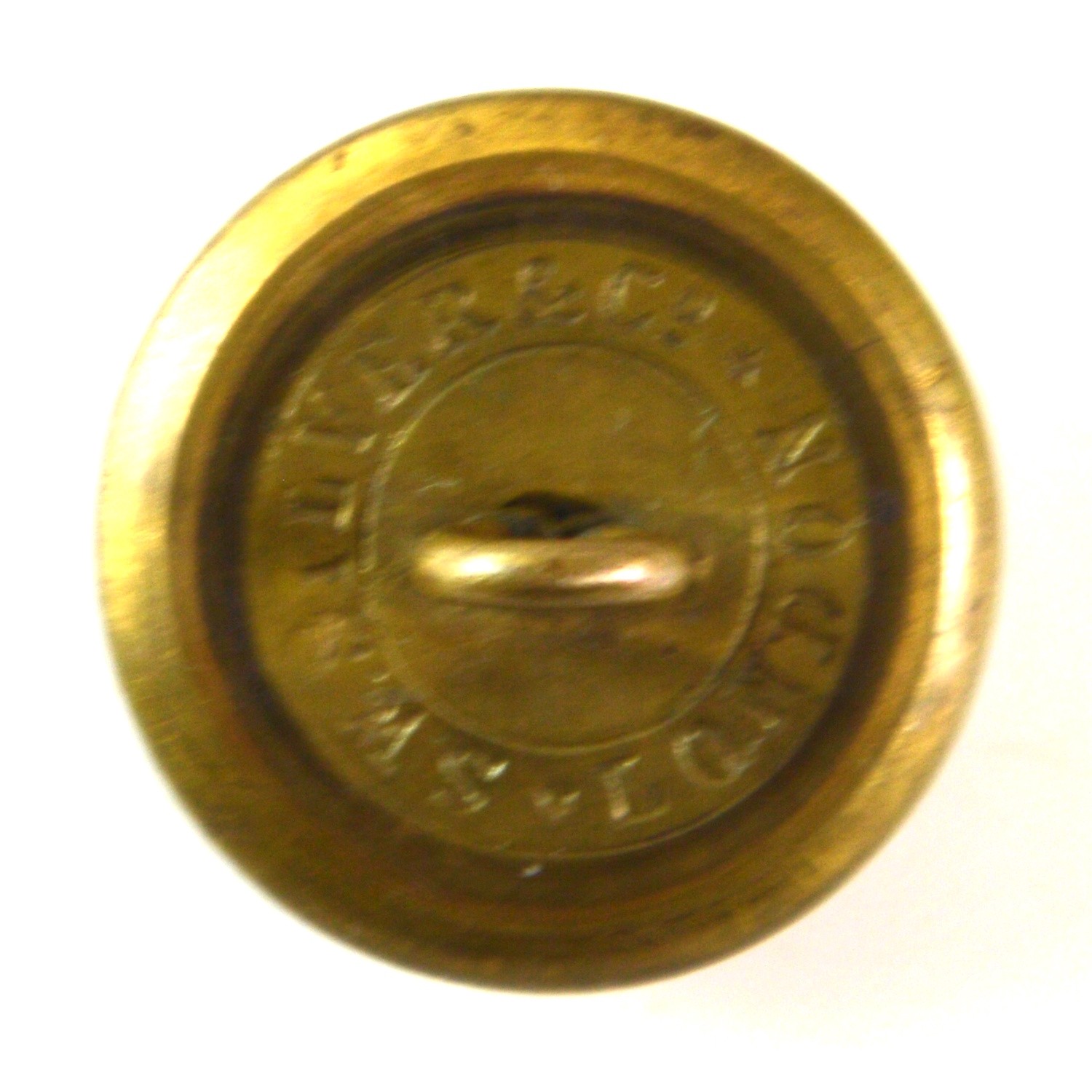 Royal Naval Reserve (RNR) Officer Button (Queen Victoria's Crown, 1891-1901 Pattern) - 24mm - Image 2