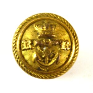 Royal Naval Reserve (RNR) Officer Button (Queen Victoria's Crown, 1891-1901 Pattern) - 16.5mm