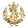 Queen's Own Cameron Highlanders Sporran Badge (Scroll Pattern) - Original