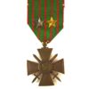 French Croix de Guerre 1914-1915 Medal with Silver Star and Gold Star