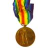 Victory Medal, Private William Edwards, 14th (Pioneers) Battalion, Northumberland Fusiliers (Silver War Badge Recipient)