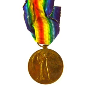 Victory Medal, Private William Edwards, 14th (Pioneers) Battalion, Northumberland Fusiliers (Silver War Badge Recipient)