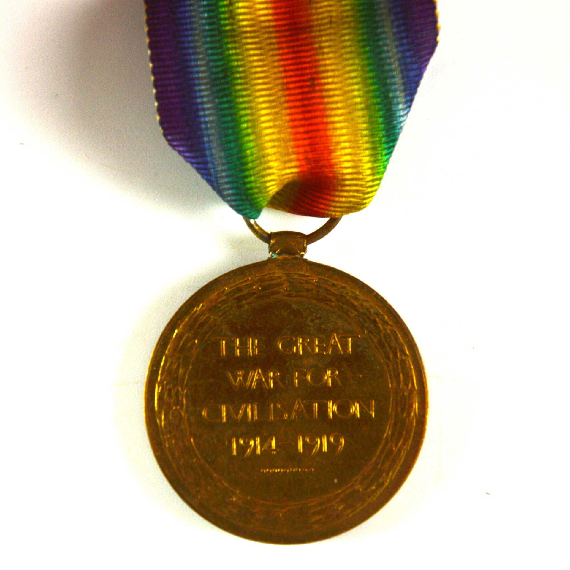 Victory Medal, Private William Edwards, 14th (Pioneers) Battalion, Northumberland Fusiliers (Silver War Badge Recipient) - Image 2