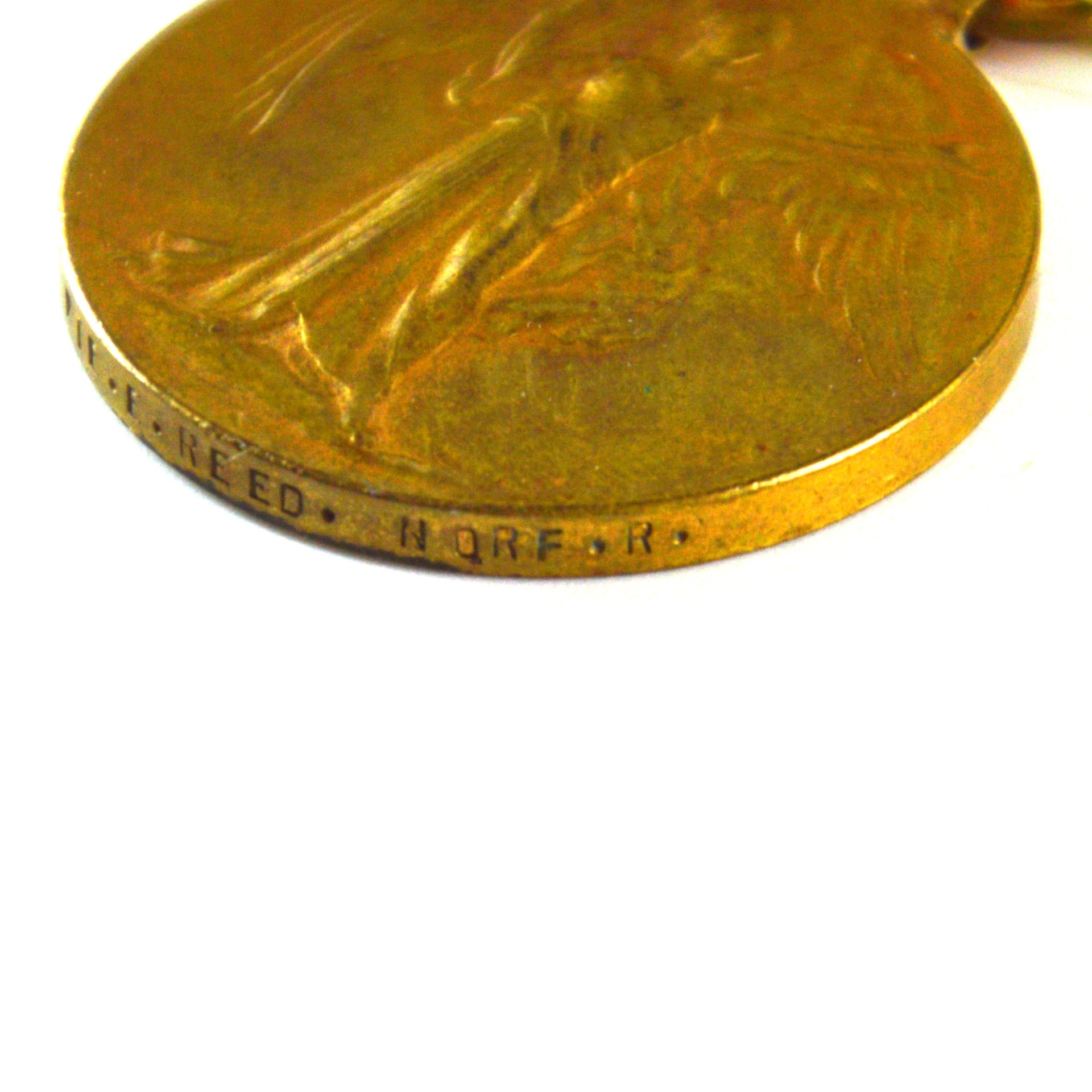 Victory Medal, Private Ernest Reed, 1/5th Battalion, Norfolk Regiment - Image 3