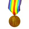 Victory Medal, Private Herbert Thomas Grayston, Northamptonshire Regiment (Silver War Badge Recipient for Mental Illness)