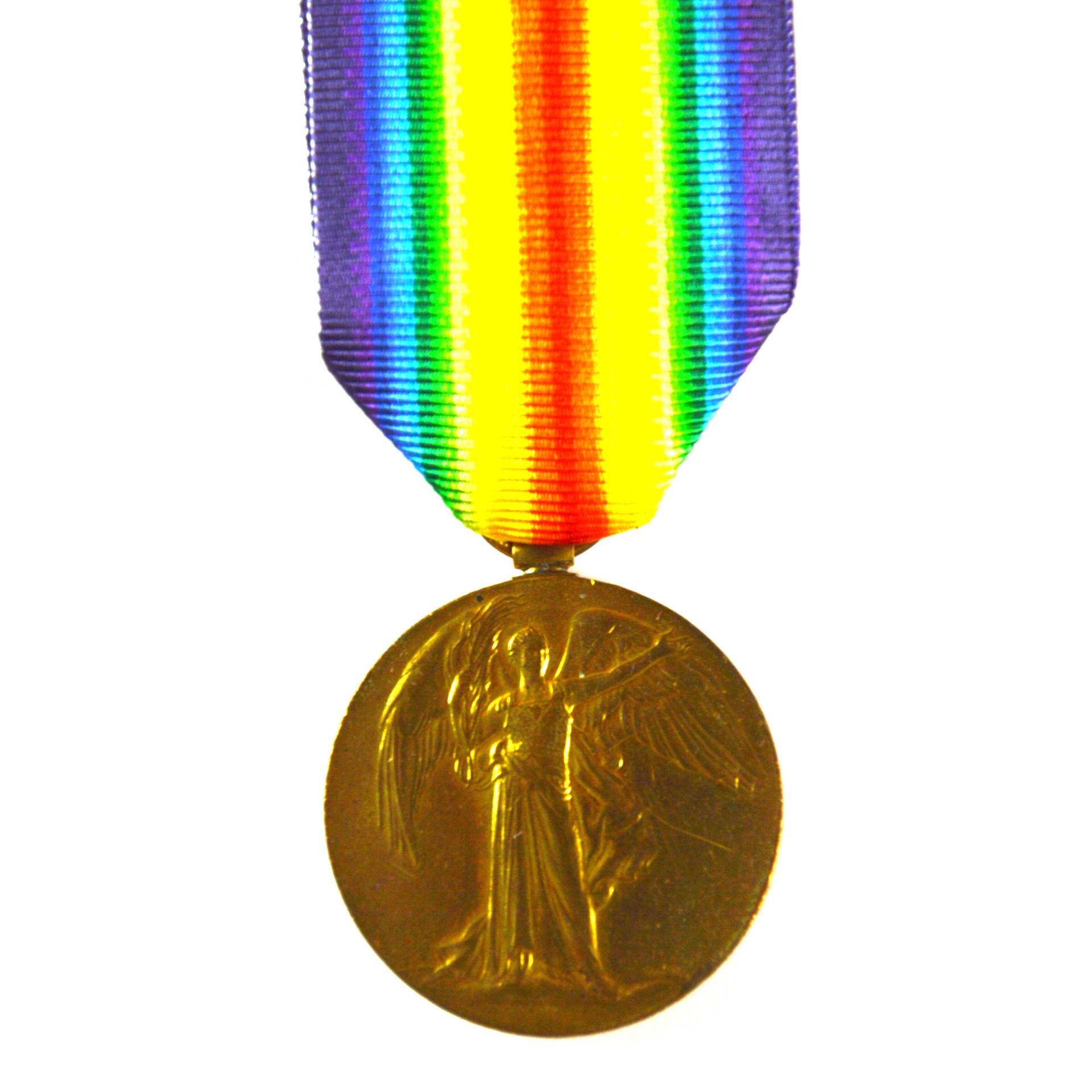 Victory Medal, Private Herbert Gray, Queen's (Royal West Surrey) Regiment (Silver War Badge Recipient)