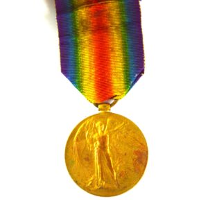 Victory Medal - Gunner Thomas Bails, Royal Field Artillery (RFA)
