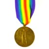 Victory Medal - Private Edward Elliott, 1/1st Sherwood Rangers Yeomanry