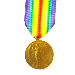 Victory Medal - Private Fred Hincs, Leicestershire Regiment
