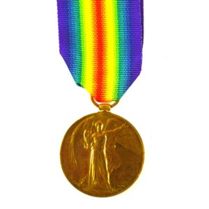 Victory Medal - Driver Joseph Rolfe, Royal Engineers (Silver Badge Recipient)