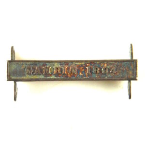 Gambia 1894 Clasp - Contemporary Tailor's Copy