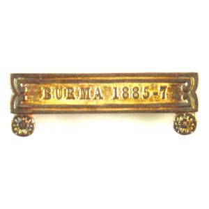 Burma 1885-7 Clasp - Original