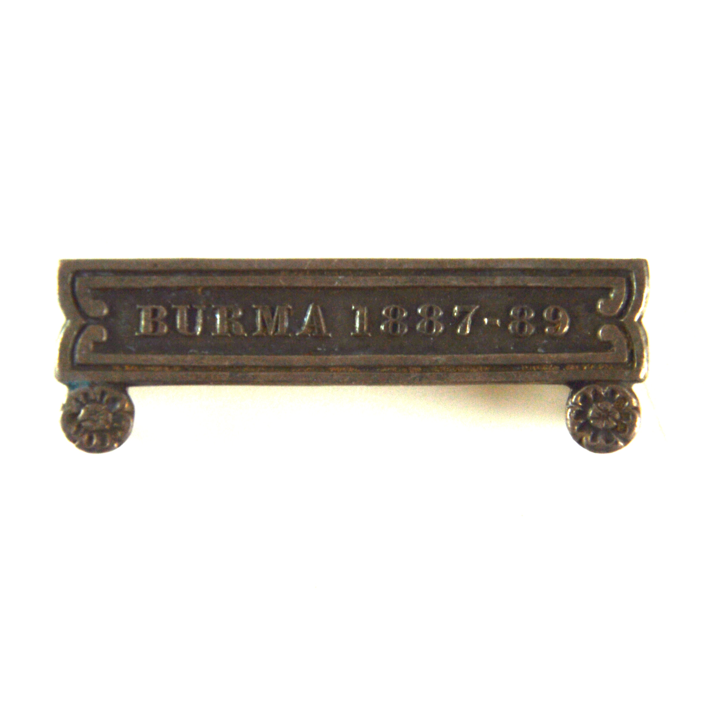 Burma 1887-89 Clasp - Original