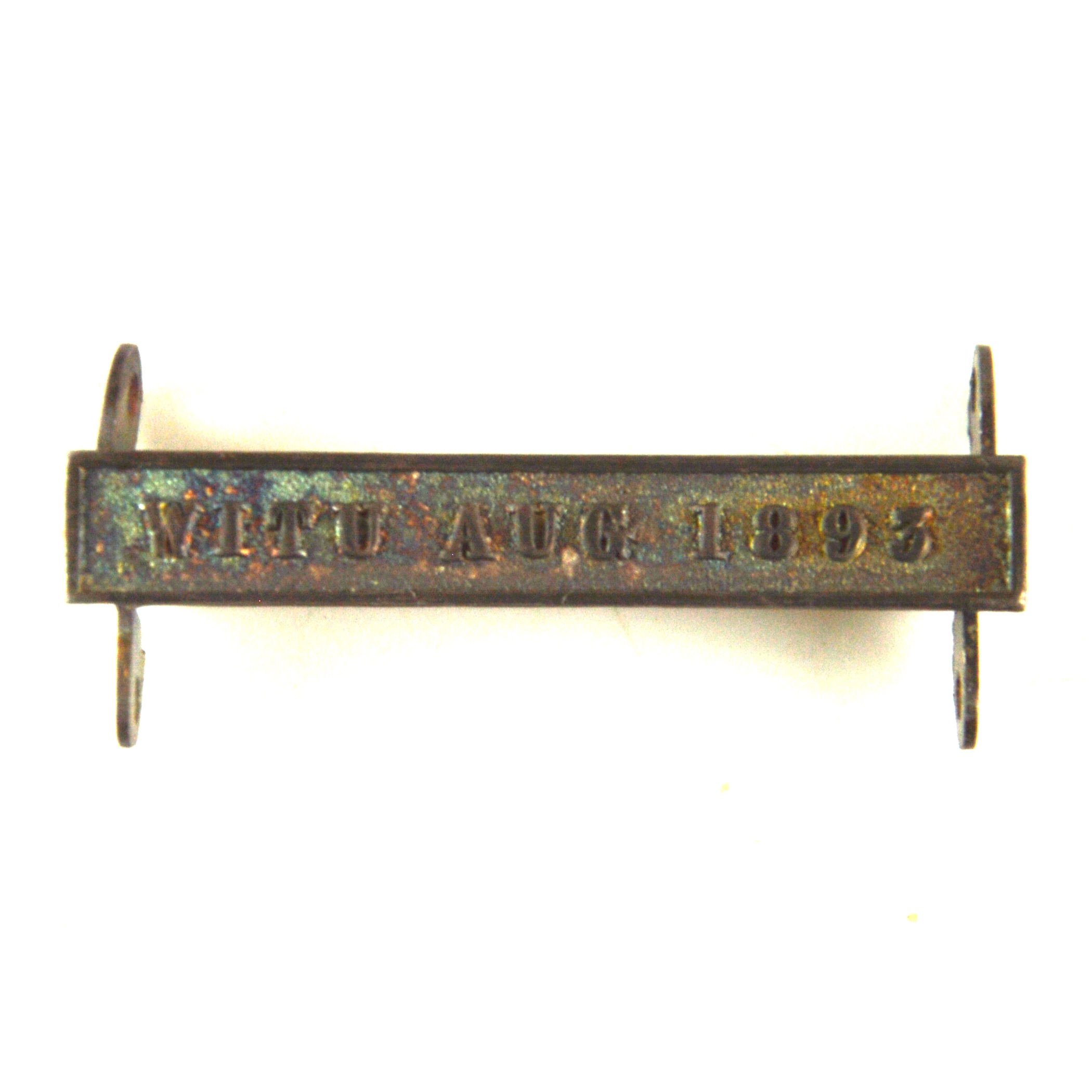 Witu Aug 1893 Clasp - Contemporary Tailor's Copy