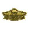 Canadian Rigger Embroidered Qualification Parachute Wings Patch - Subdued