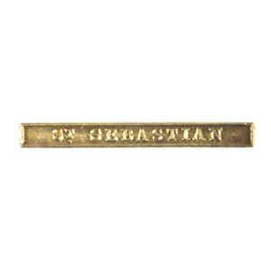 St. Sebastian Clasp Face - Original for the Naval General Service Medal 1847