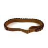 Vintage 12-Bore Leather Bandolier - 30 Round Capacity