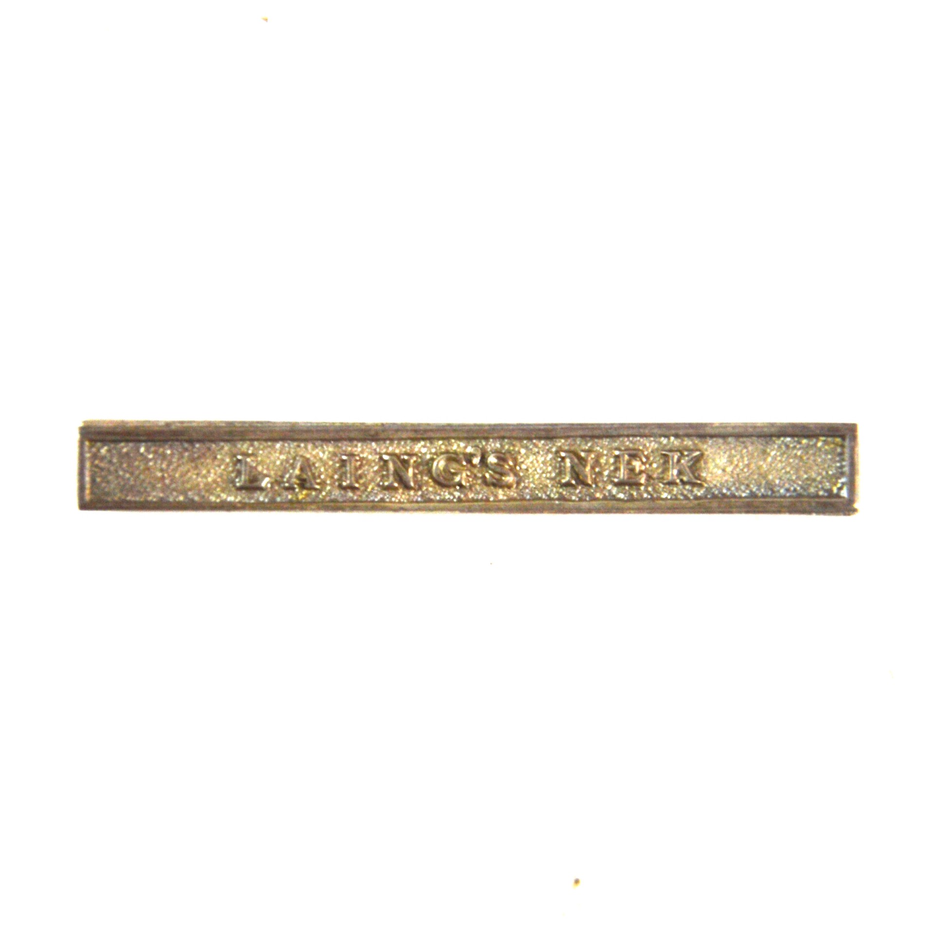 Laing's Nek Clasp Face - Contemporary Tailor's Copy for the Queen's South Africa (QSA) Medal