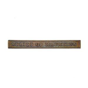 Relief of Mafeking Clasp Face – Contemporary Tailor’s Copy for the Queen’s South Africa (QSA) Medal
