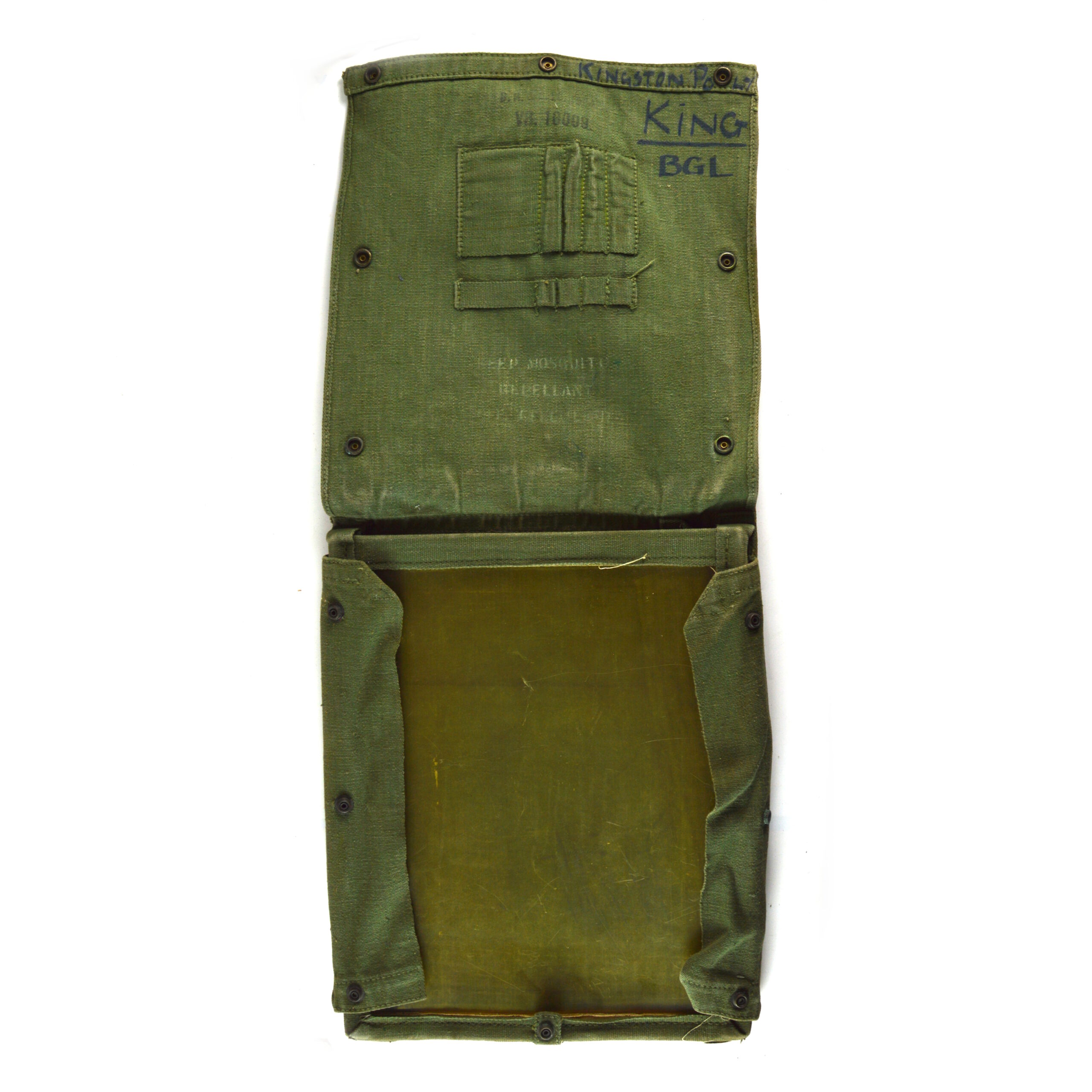 British 1944 Pattern Webbing Map Case - Original WW2-Era - Image 3