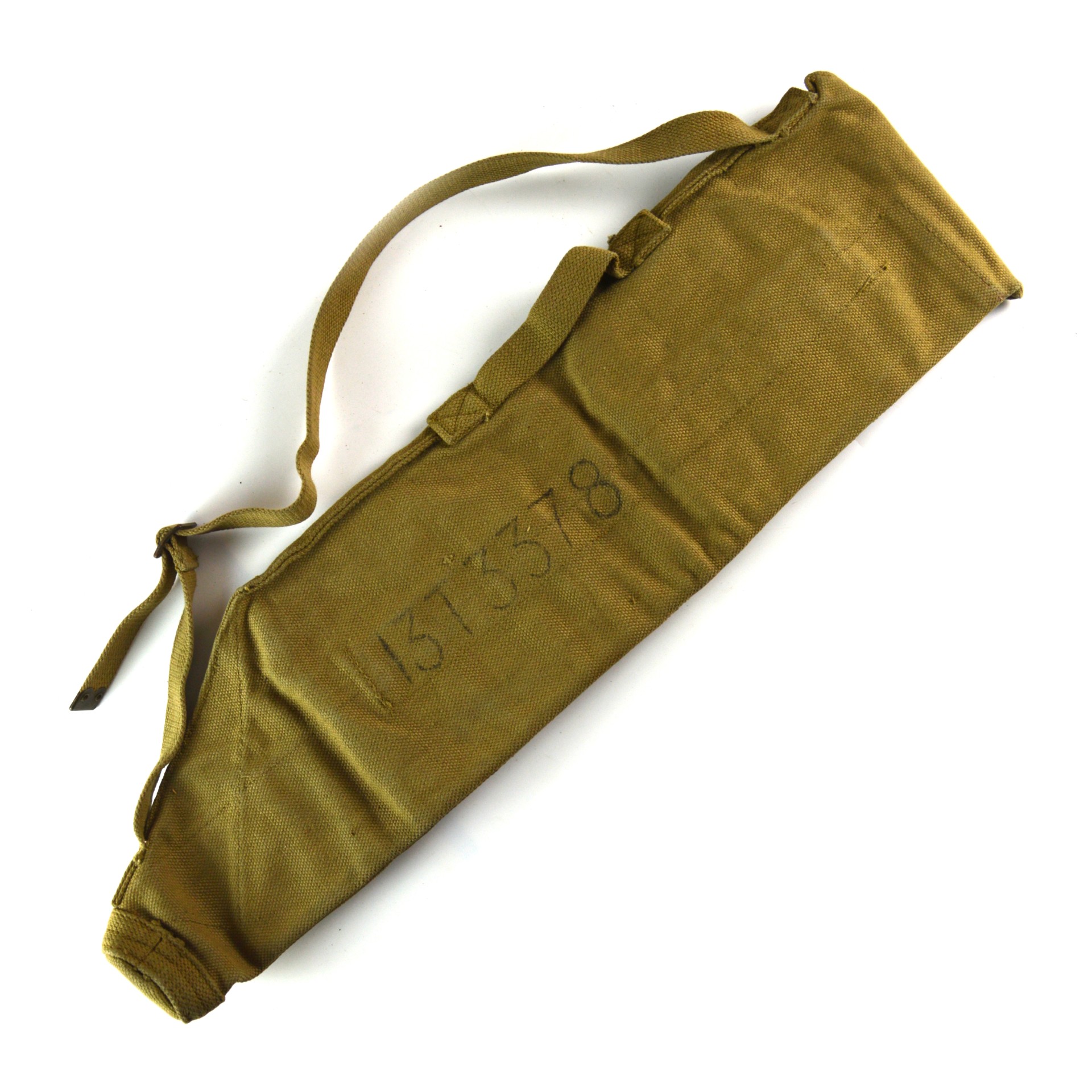 British Bren Gun Spare Barrel Bag - Original WW2-Era - Image 2
