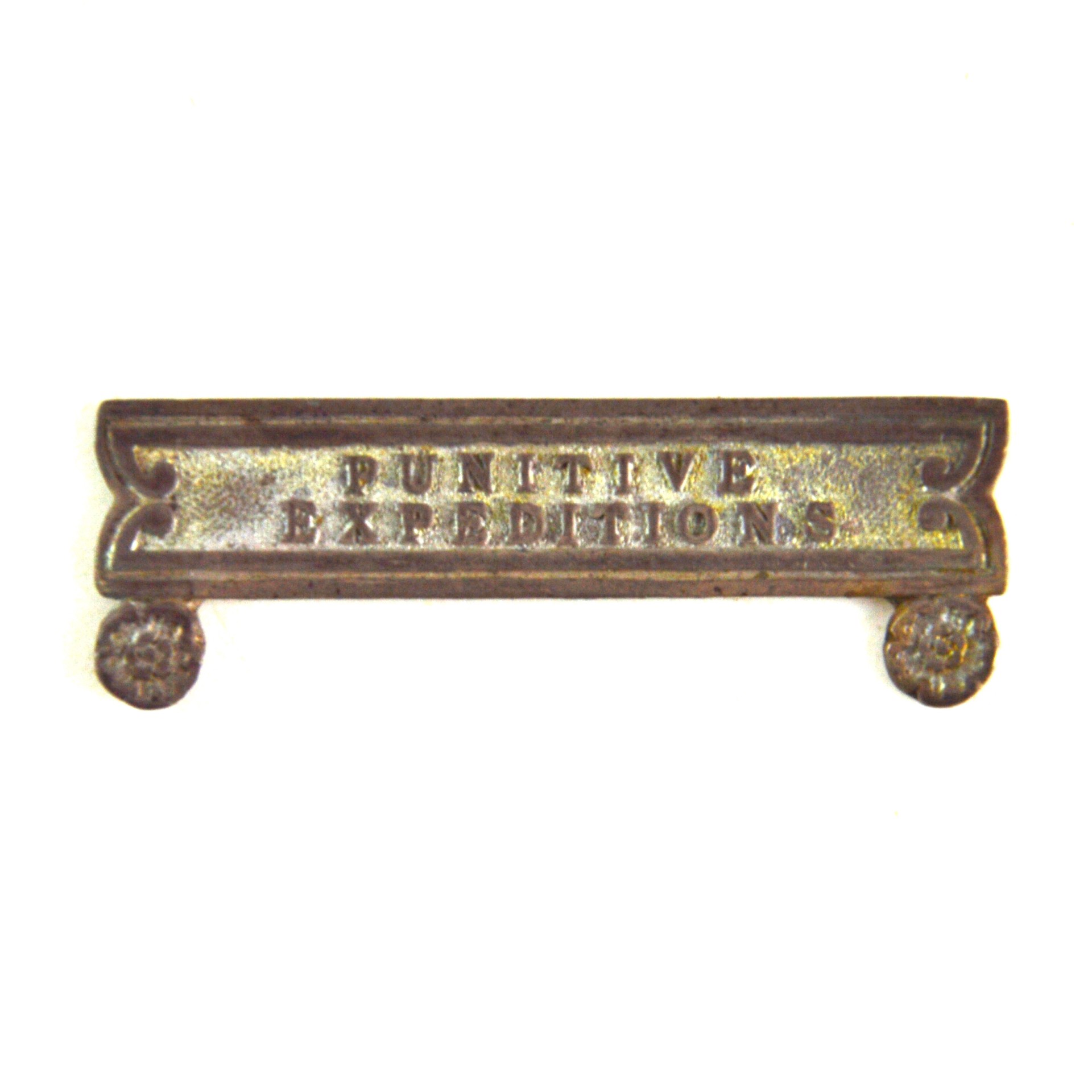Punitive Expeditions Clasp Face - Contemporary Tailor's Copy for the British North Borneo Company's Medal
