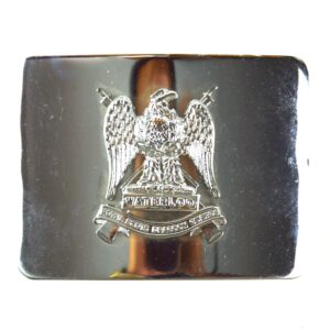 Royal Scots Dragoon Guards Chrome Waist Belt Buckle
