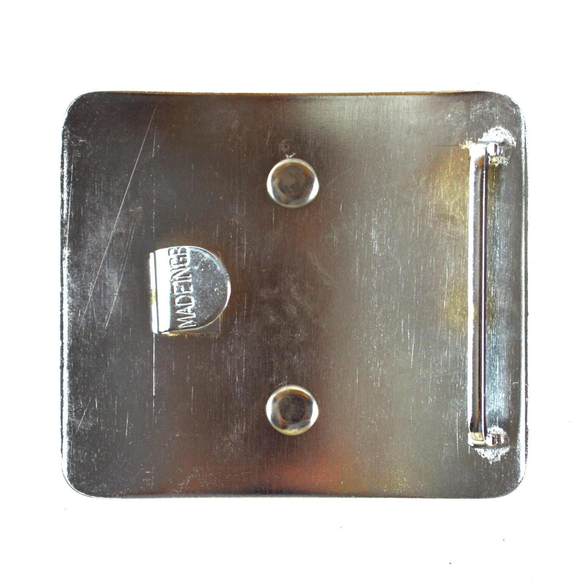 5th Volunteer Battalion (Glasgow Highlanders), Highland Light Infantry (HLI) Chrome Waist Belt Buckle – Victorian Crown (Modern-Made) - Image 2