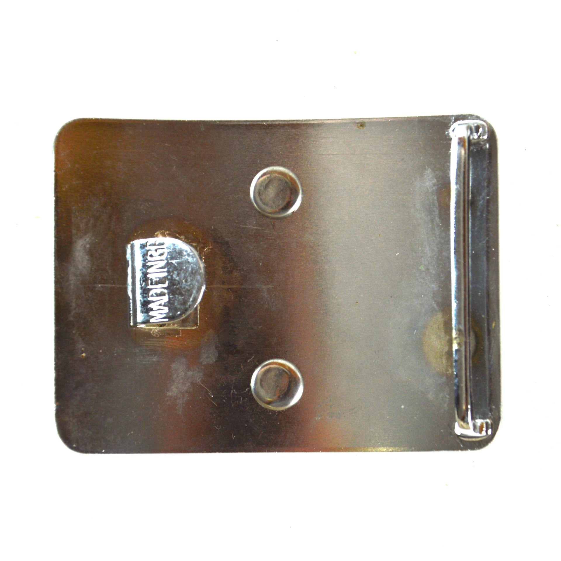 Highland Light Infantry (HLI) Chrome Waist Belt Buckle – King's Crown (Modern-Made) - Image 2