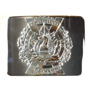 Toronto Scottish Regiment Chrome Waist Belt Buckle
