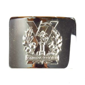 Tyneside Scottish Chrome Waist Belt Buckle - Modern-Made
