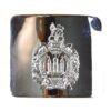 King's Own Scottish Borderers (KOSB) Chrome Waist Belt Buckle - Queen's Crown