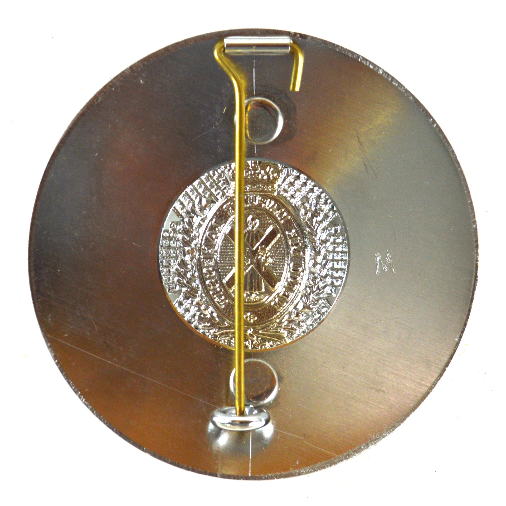 Royal Highlanders (Black Watch) Chrome Plaid Broach - Queen's Crown - Image 2