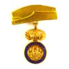 Royal Welch Fusiliers (RWF) Gilt and Enamel Sweetheart Brooch