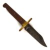 Antique Brass Guard Bowie Hunting Knife