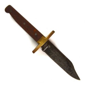 Antique Brass Guard Bowie Hunting Knife