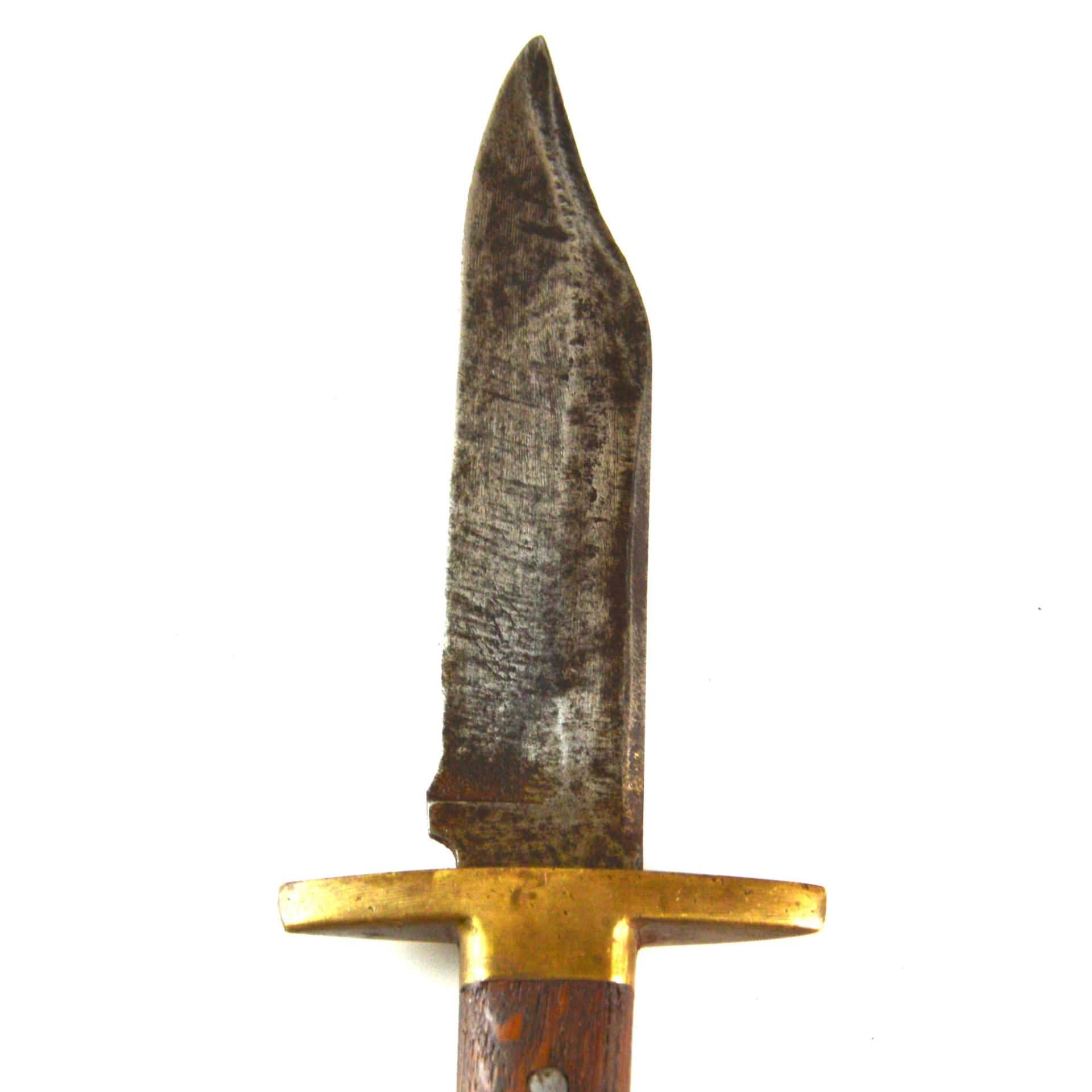 Antique Brass Guard Bowie Hunting Knife - Image 4
