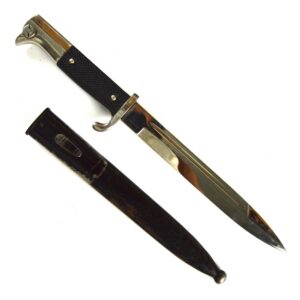 German Third Reich NCO's Short Dress Bayonet - Manufactured by Emil Voos, Solingen